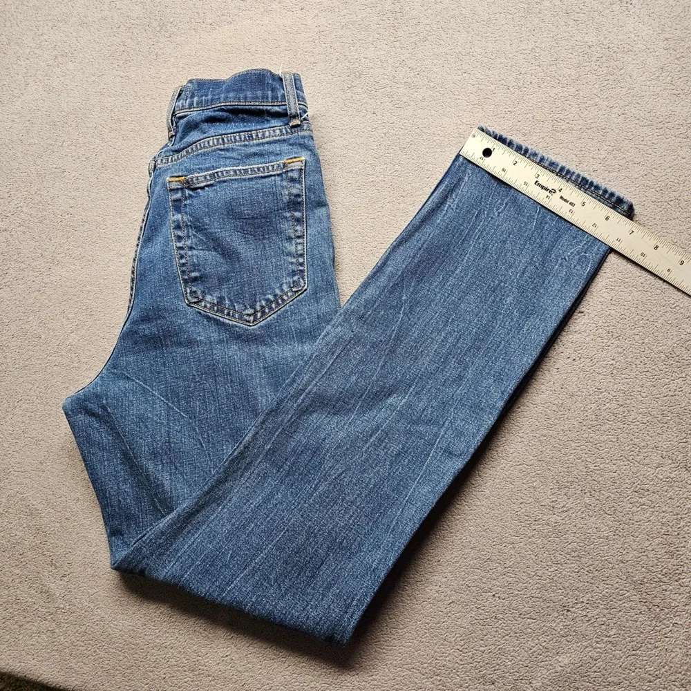 Abercrombie & Fitch Jeans Womens 29/8 The Slim Straight Blue Ultra High Rise EUC